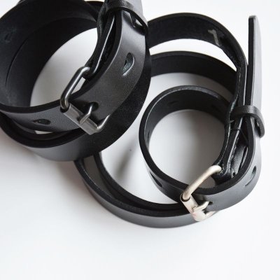 画像2: COMESANDGOES / COMES LEATHER BELT(No.23958)