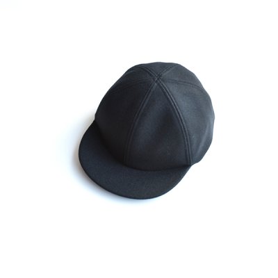 画像1: COMESANDGOES / WATER PROOF MELTON WOOL LITTLE BRIM CAP