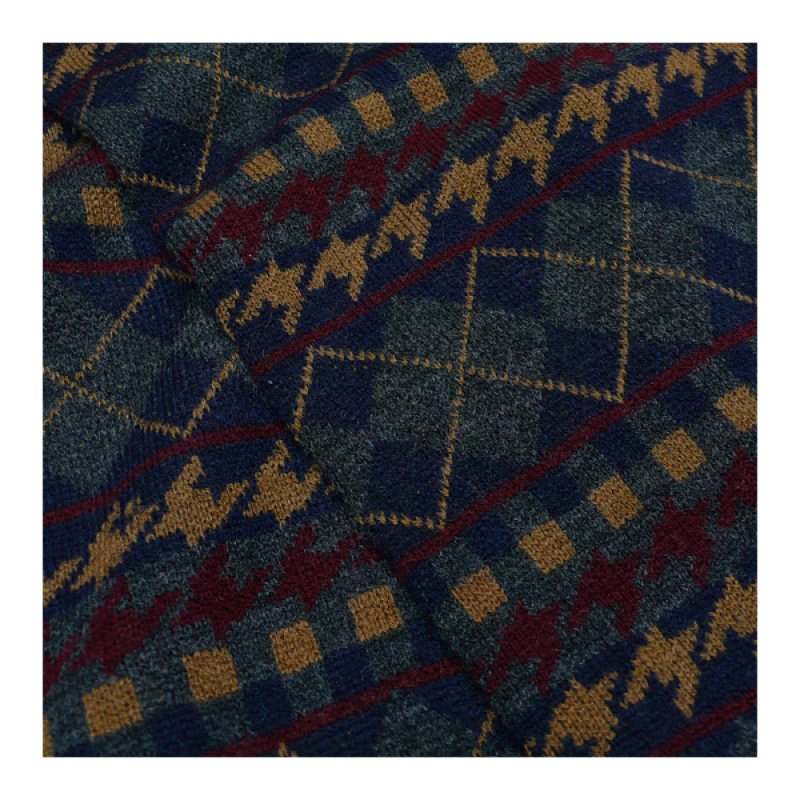 画像1: フレッドペリー/フェアアイルマフラー チャコール(F9851-29)