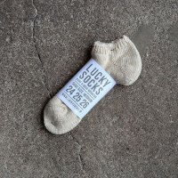 ラッキーソックス  / ミックススニーカーソックス ナチュラル