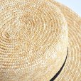 画像4: COMESANDGOES / 10mm WHEAT BRAID BOATER HAT (4)