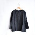 画像1: orslow / UNISEX PULLOVER Linen "BLACK" (1)