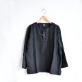 orslow / UNISEX PULLOVER Linen "BLACK"