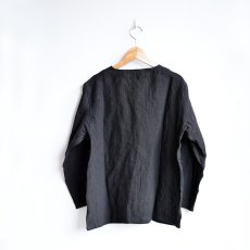 画像6: orslow / UNISEX PULLOVER Linen "BLACK" (6)