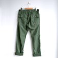 画像2: orSlow/ SLIM FIT FATIGUE PANTS  グリーン (2)