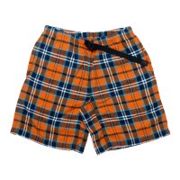 グラミチ/フランネルチェッカーグラミチショーツ オレンジ