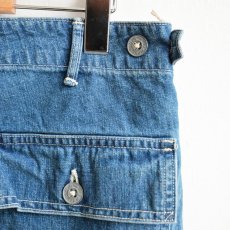 画像5: orSlow/ SLIM FIT FATIGUE PANTS denim 2 year wash (5)