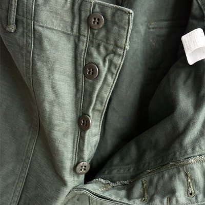 画像3: orSlow/ U.S.ARMY FATIGUE PANTS グリーン