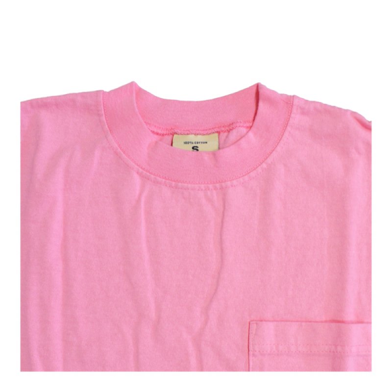 画像1: グッドウェア/ポケットTシャツ ピンク