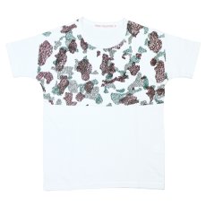 画像1: トリッキーマウンテン/“GRASSY CAMO” SHORT SLEEVE TEE (TM1109-C ホワイト) (1)