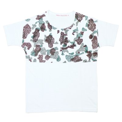 画像1: トリッキーマウンテン/“GRASSY CAMO” SHORT SLEEVE TEE (TM1109-C ホワイト)