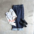 MORE DEDAIL3: STILL BY HAND / 5pocket Selvege Wide Denim Pants