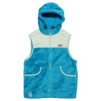 チャムス/フリース・ベスト ティール（CH04-0521）