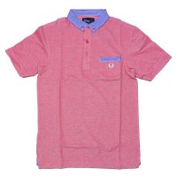 フレッドペリー/ギンガムトリムシャツ レッドオックスフォード（M9280-B15）