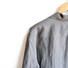 MORE DEDAIL2: STILL BY HAND / Linen Open Collar S/S Shirts