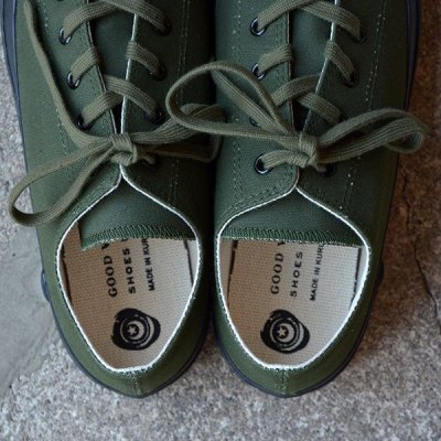 画像3: SHOES LIKE POTTERY (MOONSTAR) / VULCANIZED CLOTH OLIVE