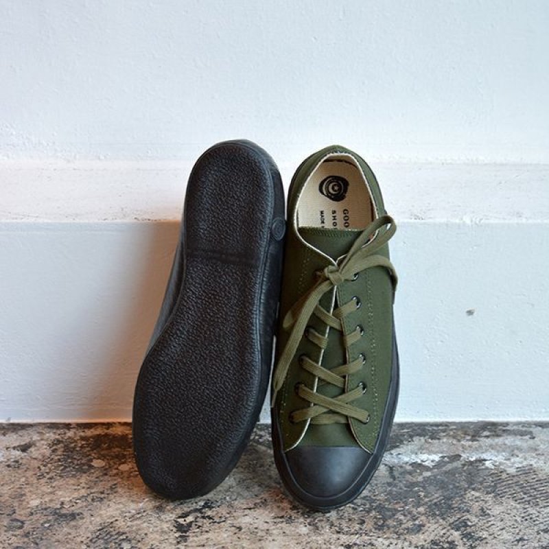 画像2: SHOES LIKE POTTERY (MOONSTAR) / VULCANIZED CLOTH OLIVE