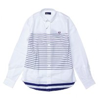 フレッドペリー/ チップド・サマー・ロングスリーブシャツ（M4268-100）