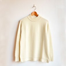 画像1: STILL BY HAND / ボトルネックガンジーセーター (1)