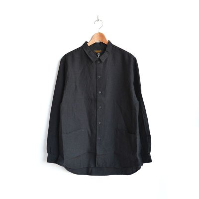 画像3: *A VONTADE /Gardener Apron Shirts -Linen Chambray-