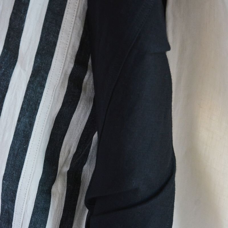 画像2: *A VONTADE /Gardener Apron Shirts -Linen Chambray-