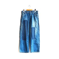 画像1: orSlow / FARMER'S REWORK PAINTER PANTS BOTH LEG  (01-5126-196B) (1)