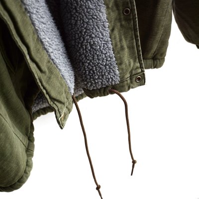 画像8: orSlow / VINTAGE WASHED COACH JACKET WITH FLEECE