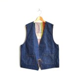 orslow / HIPPIE’S REVERSIBLE DENIM VEST (01-9029-81)