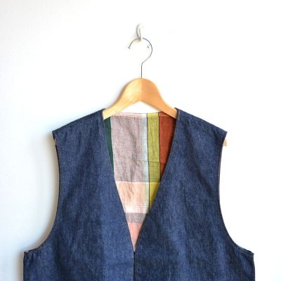 画像4: orslow / HIPPIE’S REVERSIBLE DENIM VEST (01-9029-81)