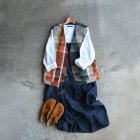 MORE DEDAIL3: orslow / HIPPIE’S REVERSIBLE DENIM VEST (01-9029-81)