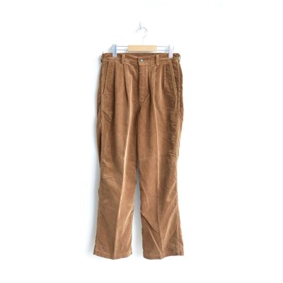 画像1: orSlow / TWO TUCK CORDUROY PANTS