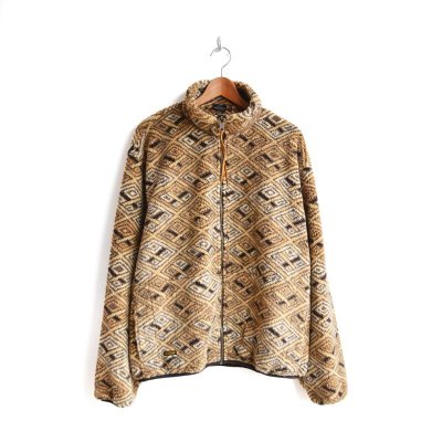 画像1: orSlow / African Pattern Boa Fleece Jacket