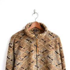 画像3: orSlow / African Pattern Boa Fleece Jacket (3)