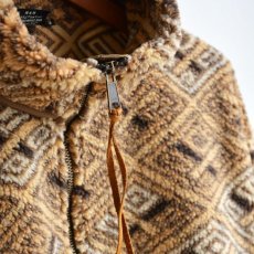 画像6: orSlow / African Pattern Boa Fleece Jacket (6)