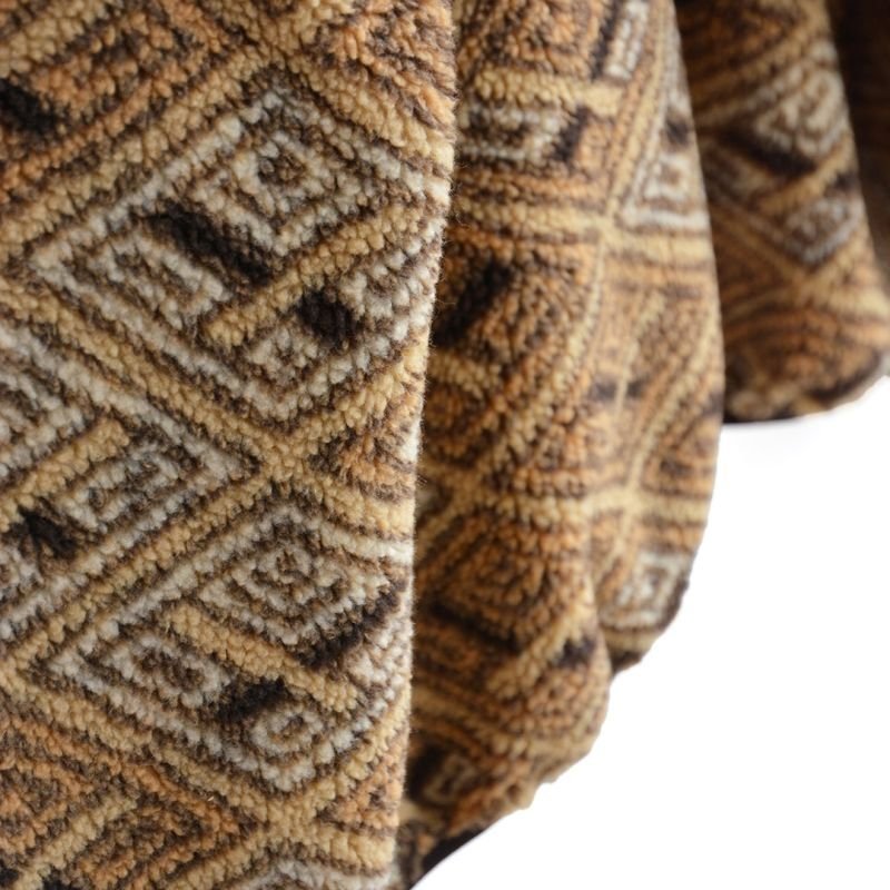 画像2: orSlow / African Pattern Boa Fleece Jacket
