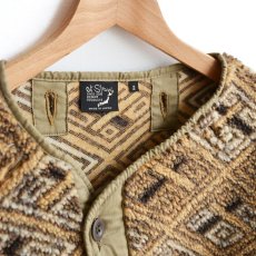 画像4: orSlow / FRICAN PATTERN BOA FLEECE M65 COAT LINER (4)