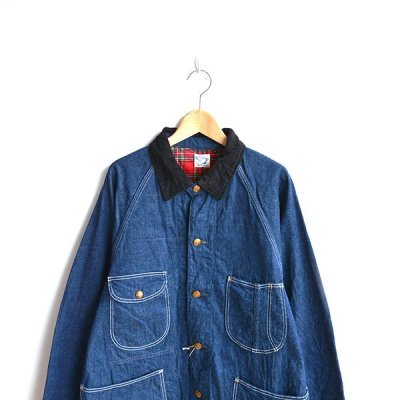 画像3: orSlow / Lining 1950's Coverall Denim OW+Check