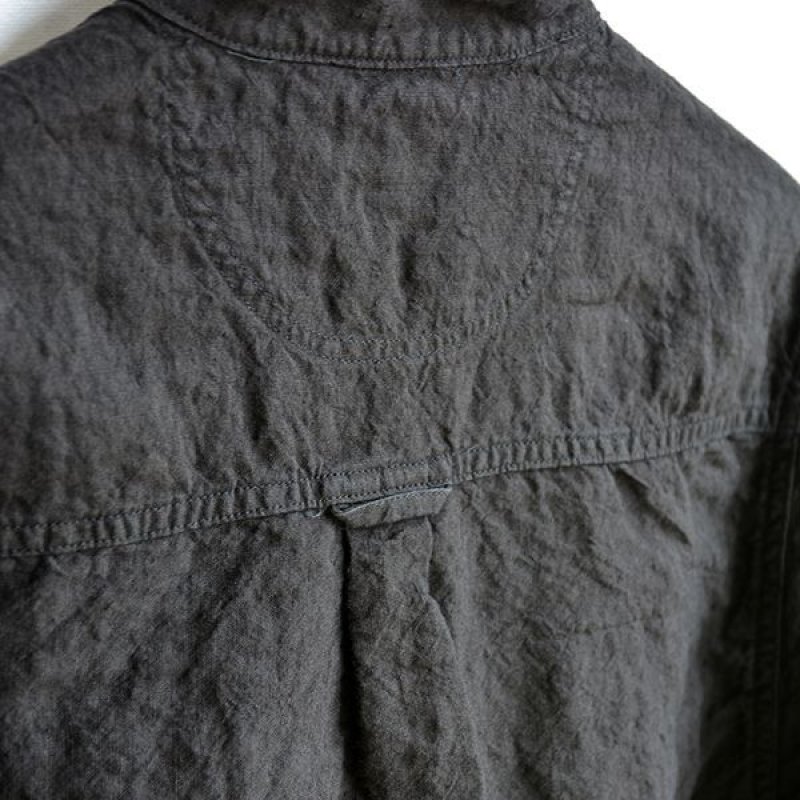 画像2: orslow / UNISEX Stand Coller S/S Shirt