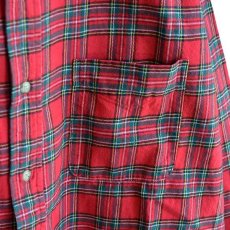 画像6: orslow / Stand Collar Long Shirt RedCheck (6)