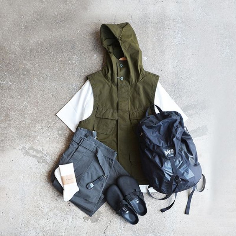 画像3: DECHO / JUNGLE FATIGUE HOOD VEST（8-5AD21）