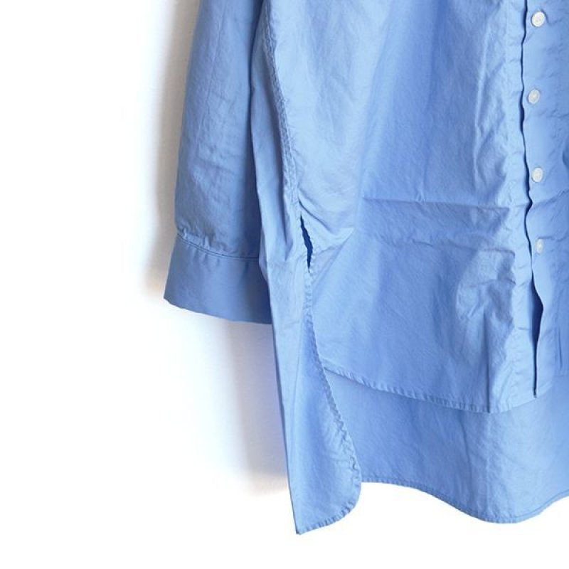 画像2: HARVESTY / LONG SHIRTS BROAD CLOTH(コーマブロード ロングシャツ)