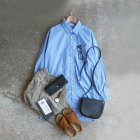 MORE DEDAIL3: HARVESTY / LONG SHIRTS BROAD CLOTH（コーマブロード ロングシャツ）