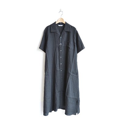 画像2: HARVESTY / FRENCH LINEN S/S SHIRTS ROBE