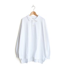 画像1: HARVESTY / JUMBO L/S POLO SHIRT（ジャンボ長袖ポロシャツ） (1)