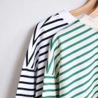 MORE DEDAIL2: HARVESTY / JUMBO L/S STRIPED TEE（ボーダー ジャンボ長袖Tシャツ）