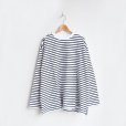 画像2: HARVESTY / JUMBO L/S STRIPED TEE（ボーダー ジャンボ長袖Tシャツ） (2)