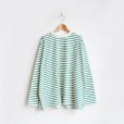 画像1: HARVESTY / JUMBO L/S STRIPED TEE（ボーダー ジャンボ長袖Tシャツ） (1)