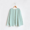 HARVESTY / JUMBO L/S STRIPED TEE（ボーダー ジャンボ長袖Tシャツ）