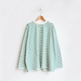HARVESTY / JUMBO L/S STRIPED TEE（ボーダー ジャンボ長袖Tシャツ）