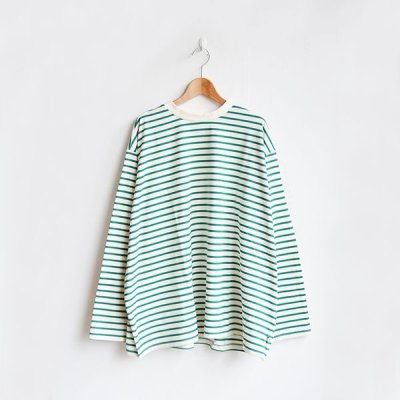 画像1: HARVESTY / JUMBO L/S STRIPED TEE（ボーダー ジャンボ長袖Tシャツ）